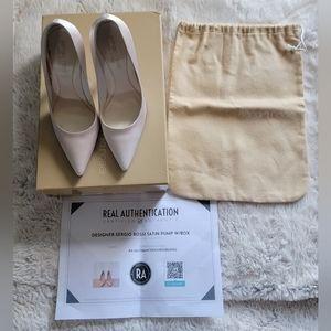 Authentic Sergio Rossi Satin heels Size 34.5